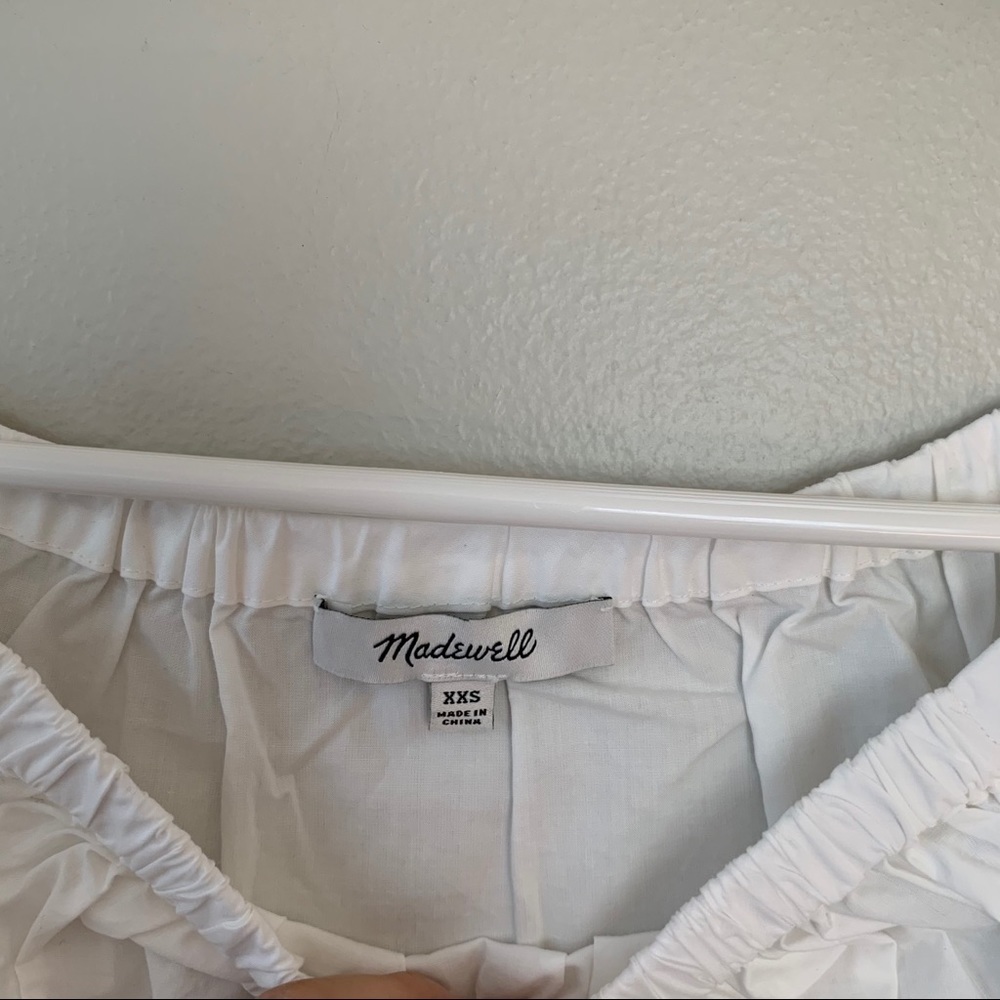 Madewell Embroidered off the shoulder Blouse - Picture 6 of 10
